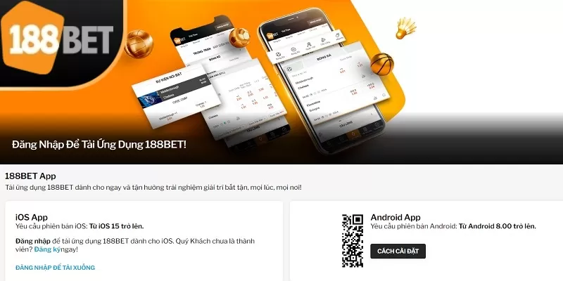 Hướng dẫn mẹo tải app 188BET về điện thoại